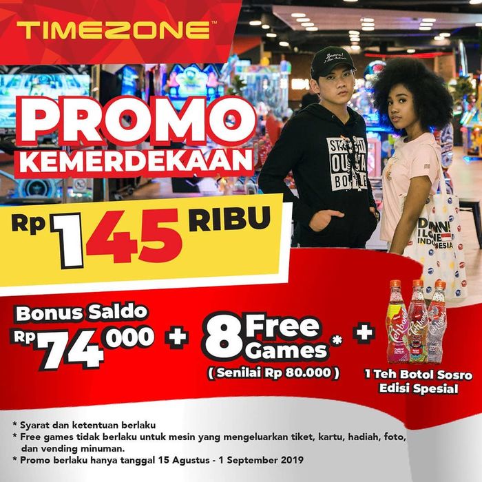 Diskon menarik dari Timezone