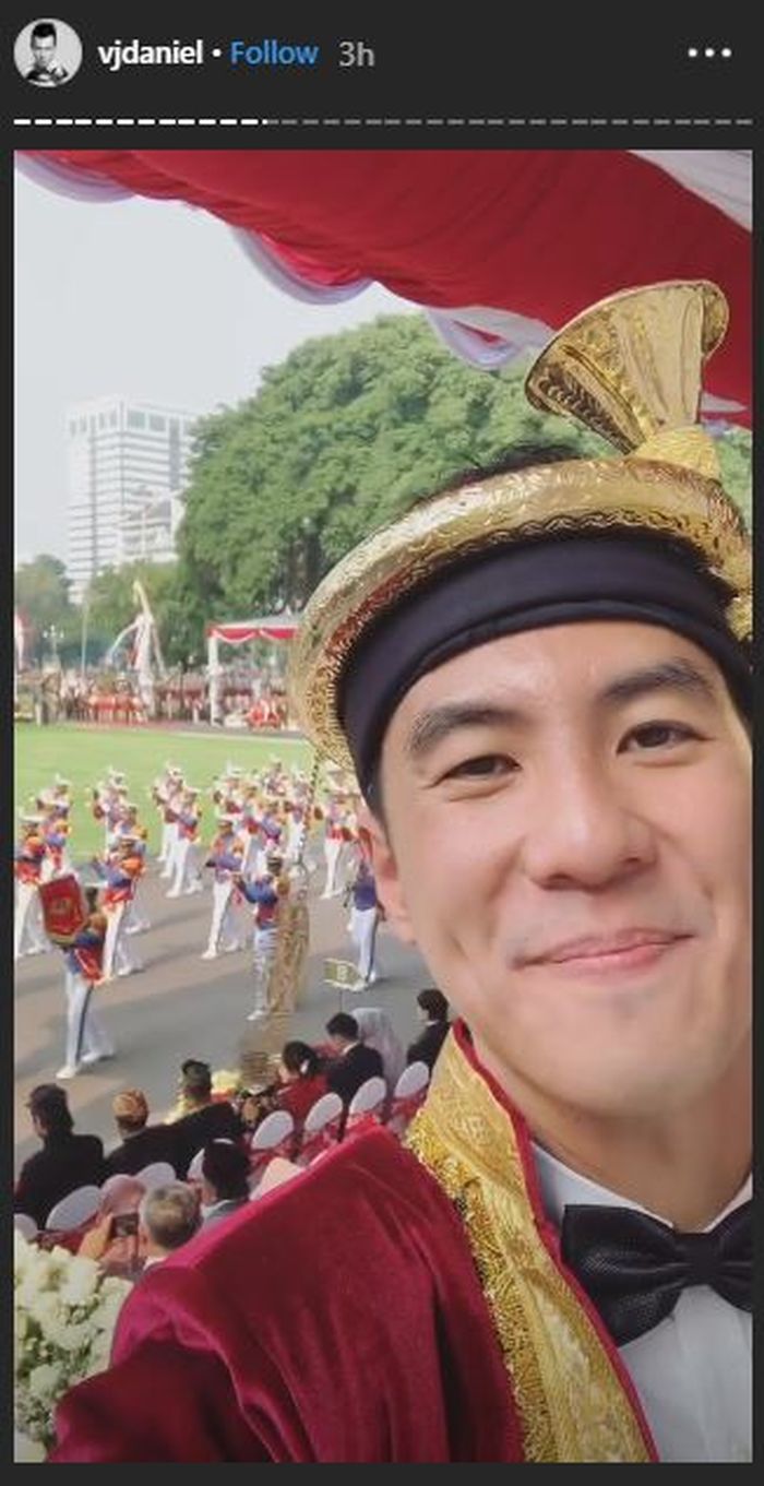 Daniel terharu dengan prosesi upacara bendera
