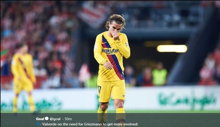 Penyerang Barcelona, Antoine Griezmann.