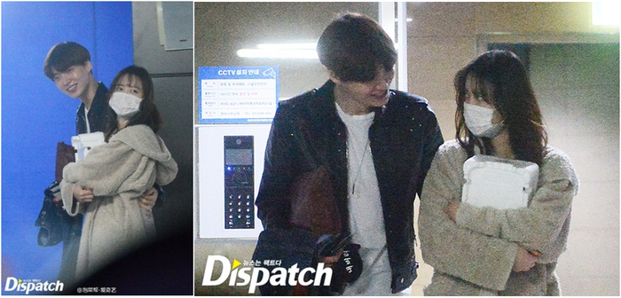 Ahn Jae Hyun dan Goo Hye Sun dalam unggahan Dispatch