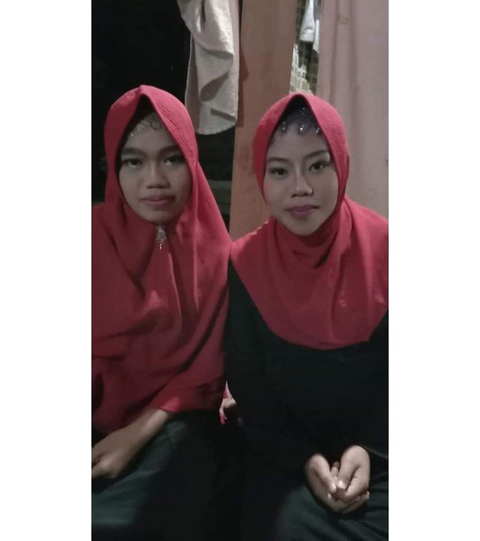 Dua mempelai wanita