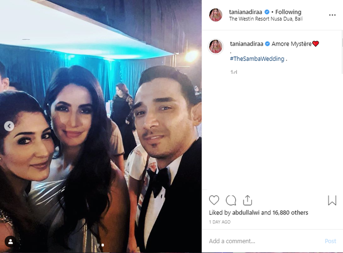 Katrina Kaif hadir di pernikahan anak Raam Punjabi
Instagram


