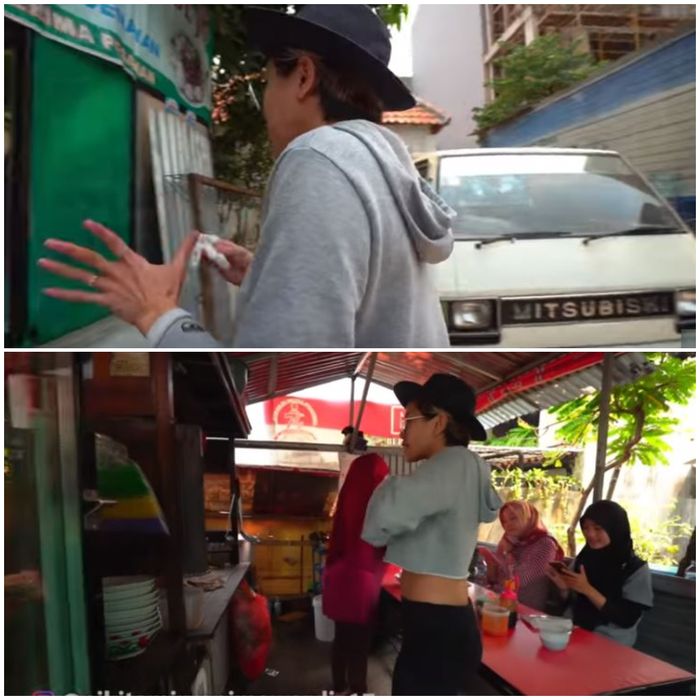 Potret lapak penjual bakso kesukaan <a href='https://pontianak.tribunnews.com/tag/nikita-mirzani' title='Nikita Mirzani'>Nikita Mirzani</a>