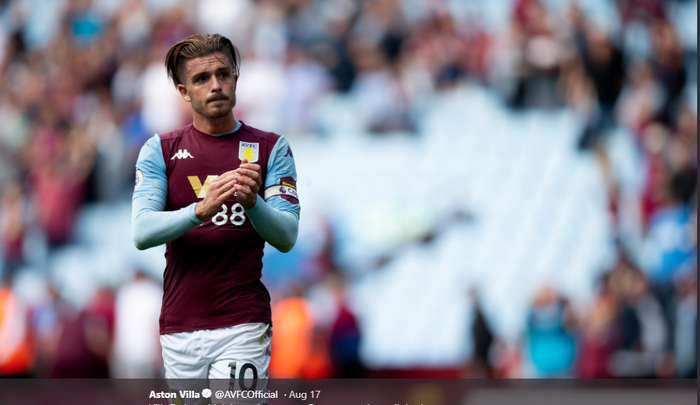 Pemain sekaligus kapten Aston Villa, Jack Grealish