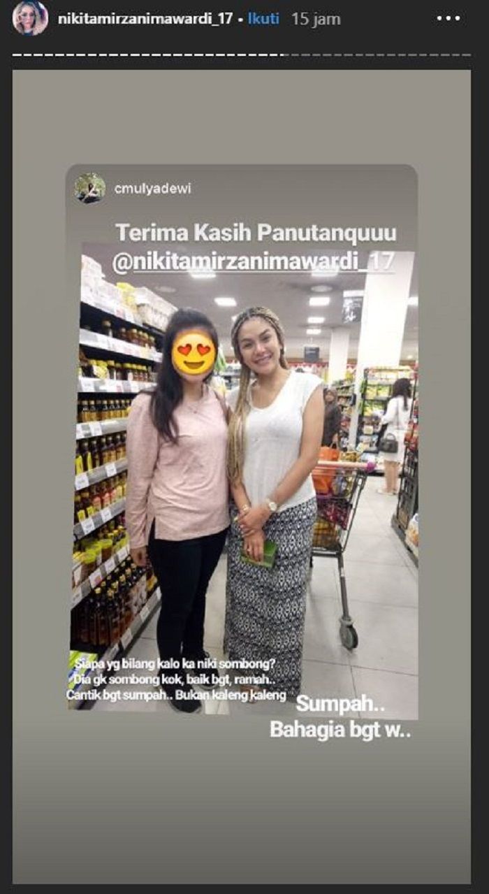 Penggemar Nikita Mirzani bongkar sifat aslinya