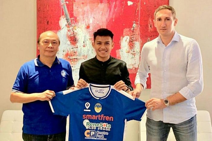 Witan Sulaiman diperkenalkan sebagai pemain baru PSIM Yogyakarta.