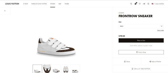 Louis Vuitton seri Frontrow Sneakers