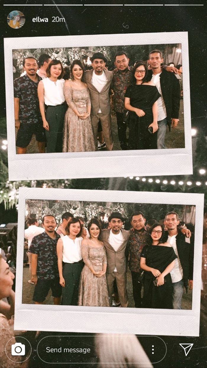 Potret pernikahan Glenn Fredly dan Mutia Ayu.