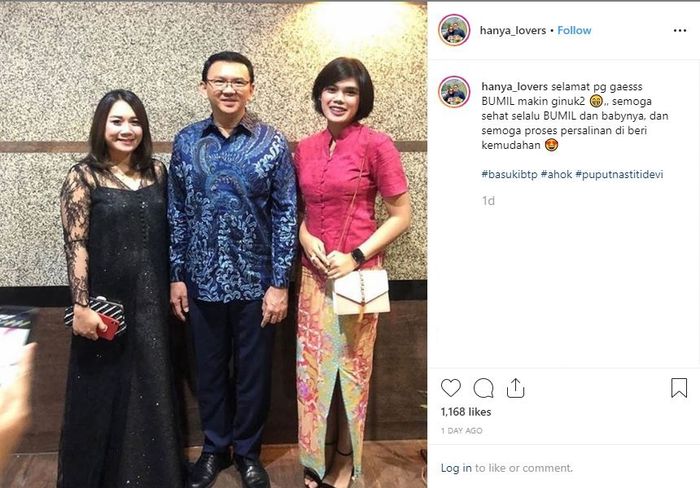 Ahok dan Puput Nastiti Devi