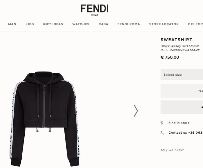 Harga pakaian jogging yang dikenakan Krisdayanti (Fendi.com)