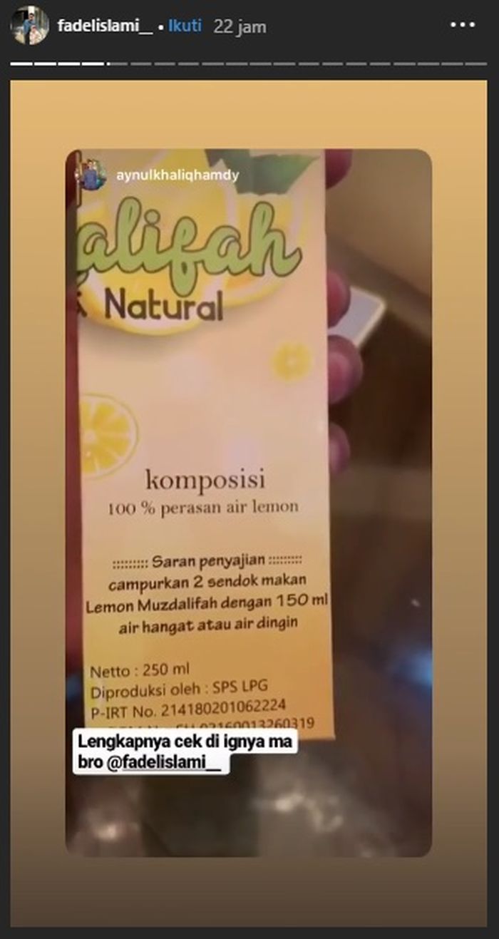 Lemon Muzdalifah
