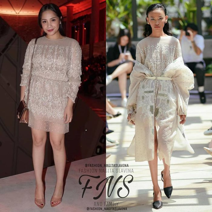 Nagita Slavina Pakai Dress Seharga 54 Juta!