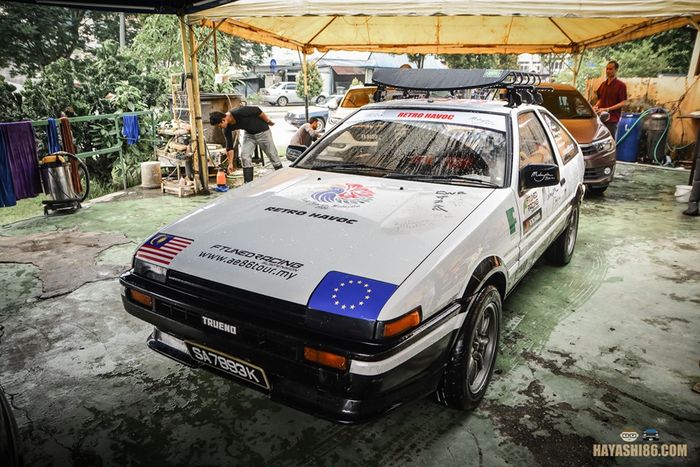 Toyota AE86 Sprinter Trueno milik Engku Mohammad Hadri.
