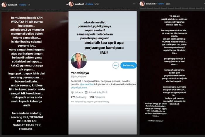 Ungkapan kekesalan Aura Kasih