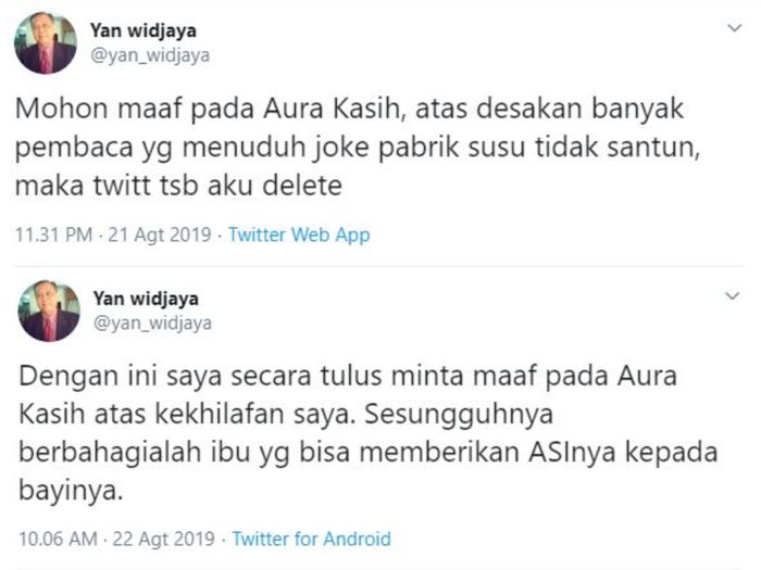 CuitanYan Widjaya di Twitter Twitter/@yan_widjaya