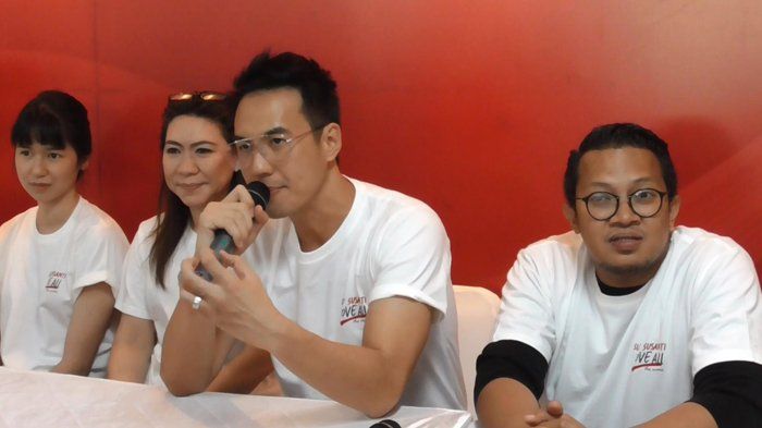 Daniel Mananta berikan keterangan mengenai film barunya berjudul, Susi Susanti Love All.