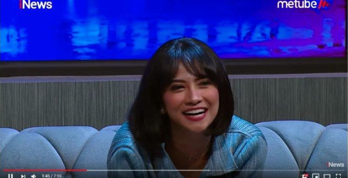 Vanessa Angel saat menjadi bintang tamu Hotman Paris Show.