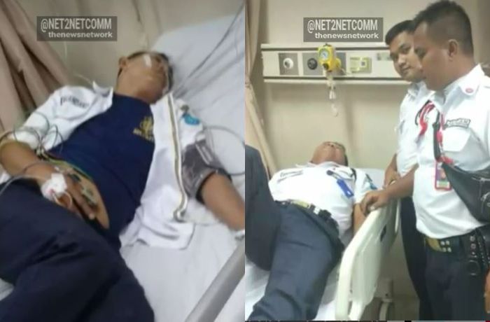 Iskandar saat dirawat di rumah sakit