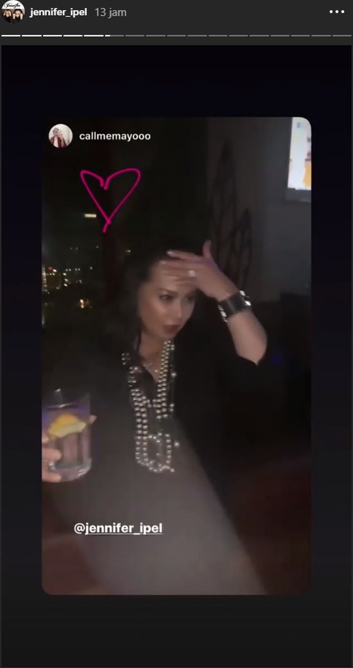 Jennifer Jill asik joget sebelum paginya harus kontrol kehamilan