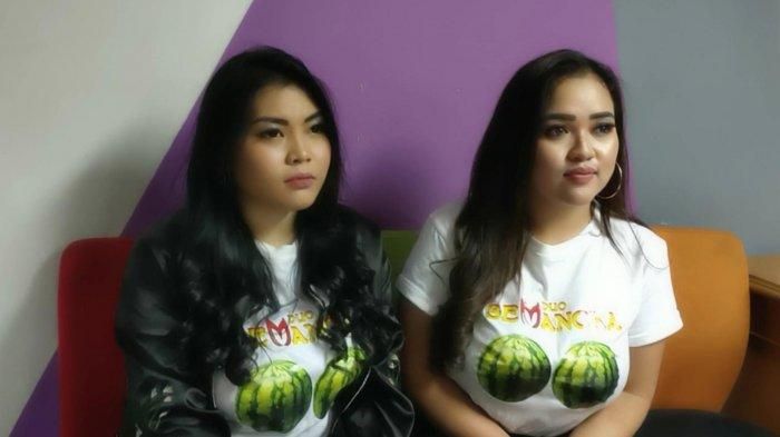 Duo Semangka saat ditemui di kawasan Tendean, Jakarta Selatan, Rabu (21/8/2019).
