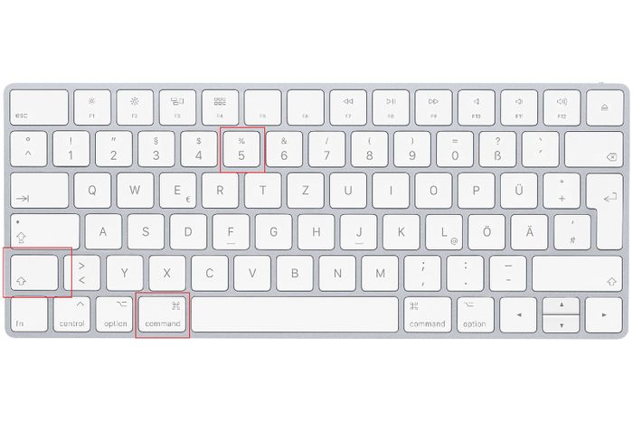 Buka dengan shortcut CMD + Shift + 5