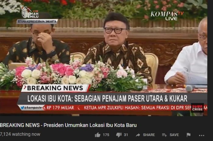 Ekspresi Anies