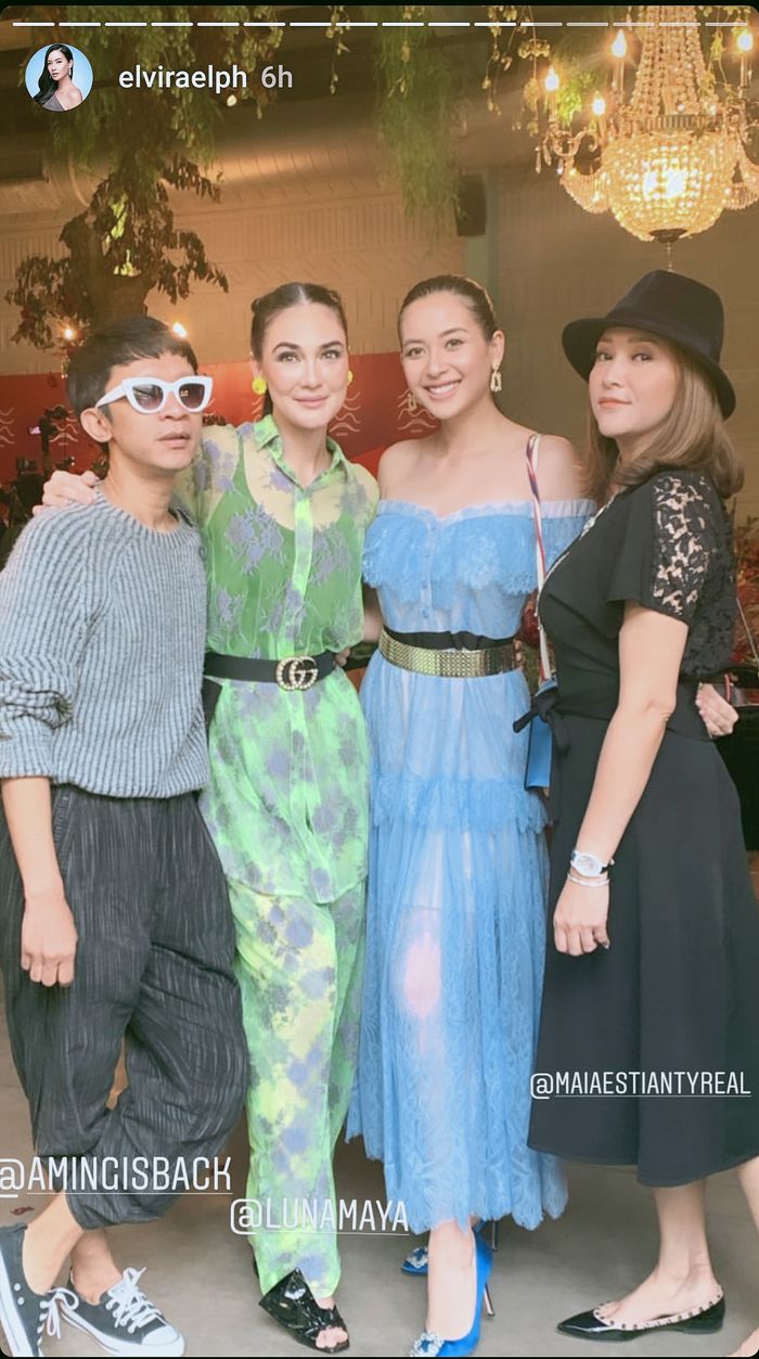 Tampilan Luna Maya saat rayakan ulang tahun ke-36