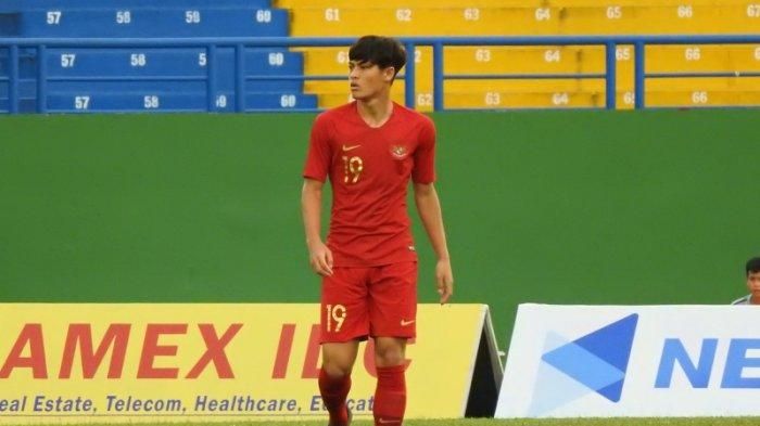 Bek timnas U-18 Indonesia, Alfeandra Dewangga.