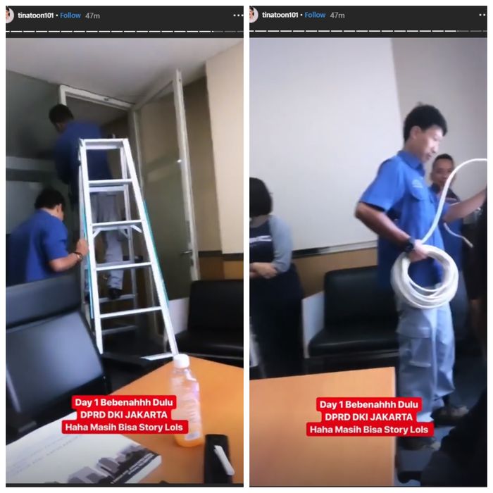 Hari Pertama Jadi Pejabat, Tina Toon Tampil Polos Sambil Tunjukkan Ruang Kerjanya