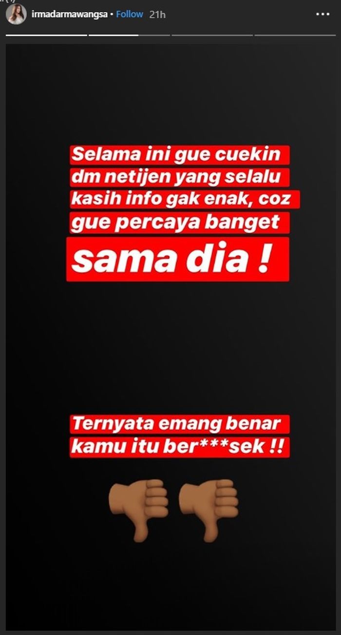 Unggahan Irma Darmawangsa
