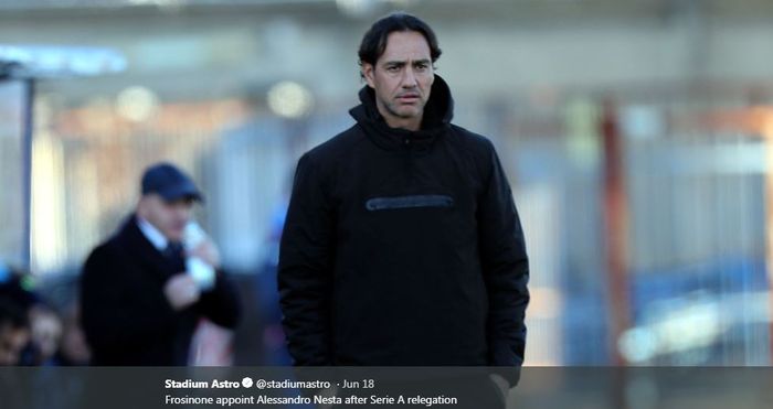 Alessandro Nesta, pelatih Frosinone Calcio.