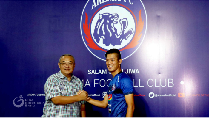 Pemain baru Arema FC Takafumi Akahoshi