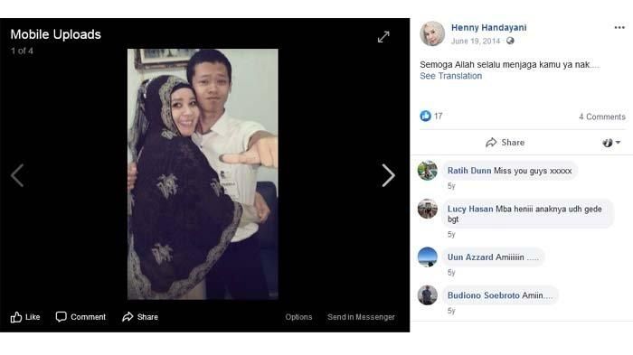 Pesan menyentuh Heni untuk putranya, Dana, yang kini meninggal dunia usai dibunuh ibu tiri.