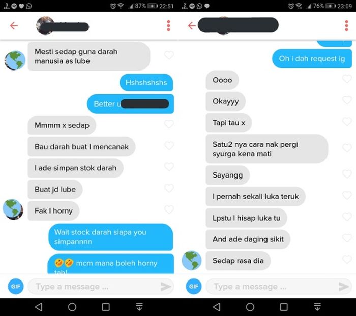 Penderita nekrofilia di aplikasi kencan online