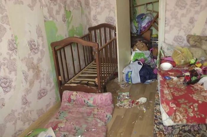Kondisi kamar anak-anak yang ditinggalkan selama 11 hari.