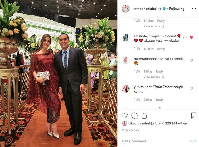 Deretan komentar pujian netizen dalam foto terbaru Nia Ramadhani
