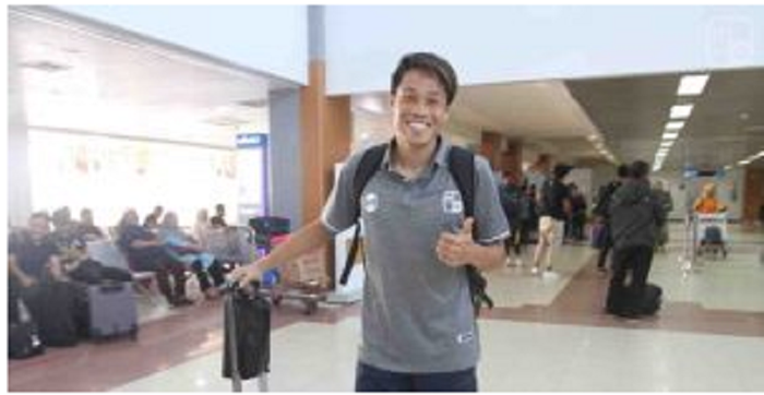 Pemain baru Barito Putera, Kosuke Uchida, pulang ke Jepang.