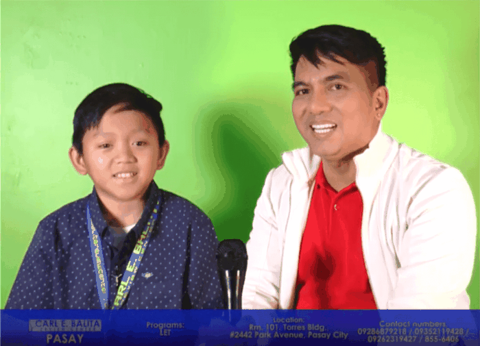 Ian Francis Manga saat diwawancarai oleh Buhayteacher.com.