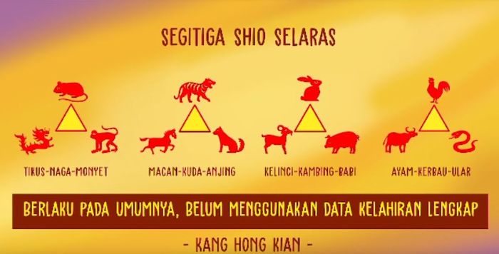segitiga shio selaras