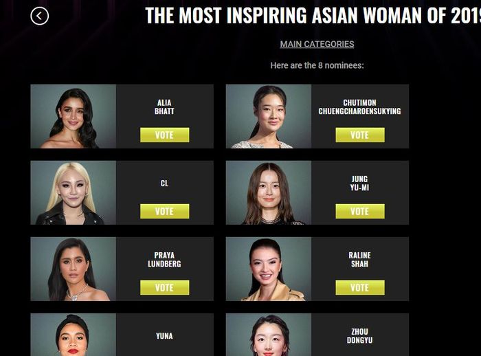 Raline Shah menjadi aktris asal Indonesia satu-satunya yang masuk dalam nominasi E! People's Choice Awards (PCA) 2019