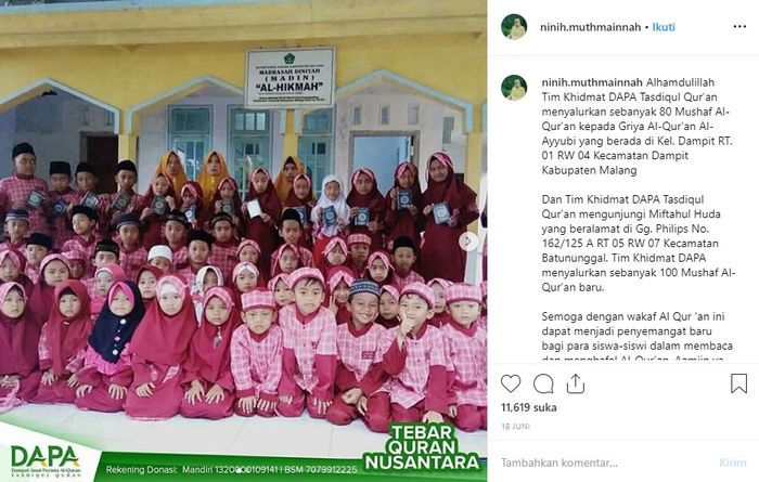 Kegiatan Dakwah <a href='https://pontianak.tribunnews.com/tag/teh-ninih' title='Teh Ninih'>Teh Ninih</a>