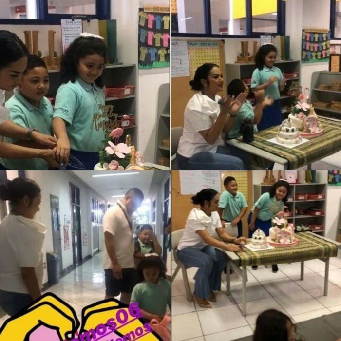 Potret sederhana ulang tahun Amora Lemos
