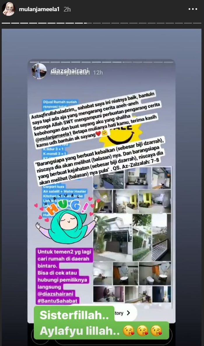 Disebut Butuh Uang Buat Makan Anak, Mulan Jameela Mendadak ...