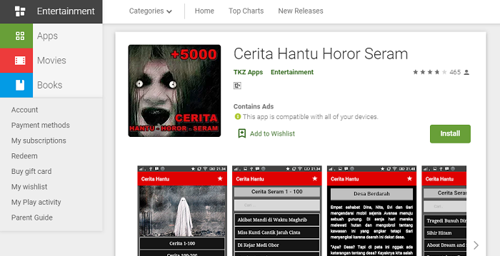 Cerita Hantu Horor Seram