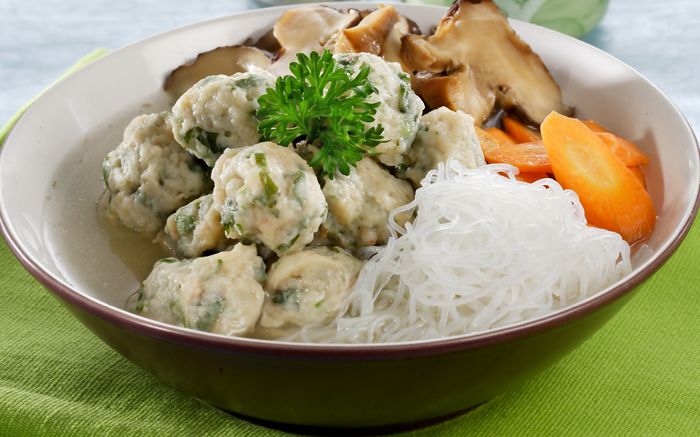 Bakso Bayam Udang