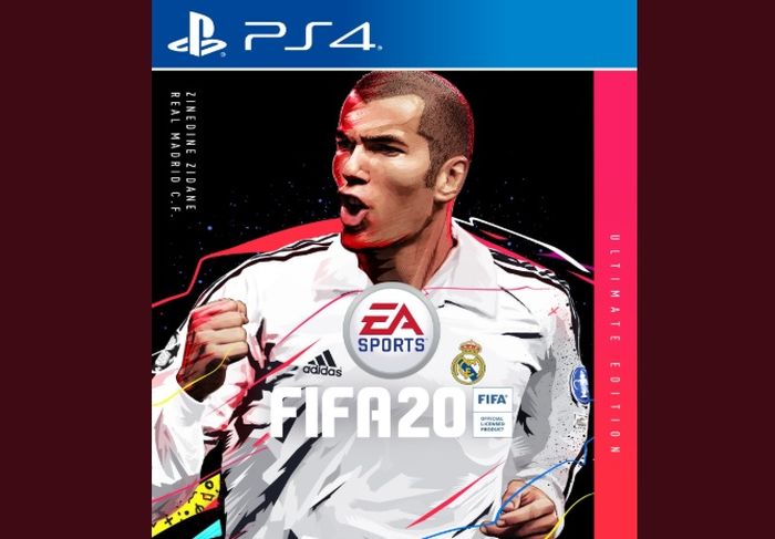 Zinedine Zidane menjadi cover dalam game FIFA 20 edisi ultimate