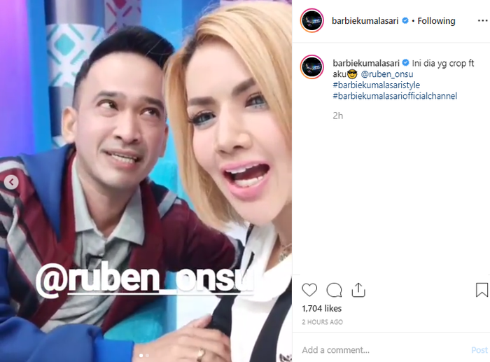Lirikan mata Ruben Onsu curi perhatian