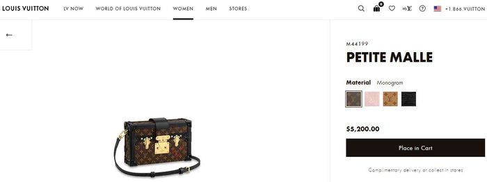 Louis Vuitton etite Malle Monogram
