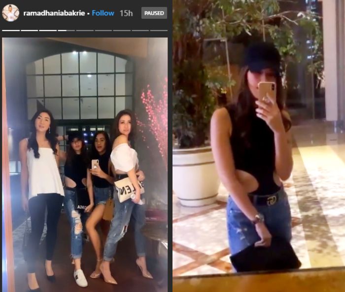 Penampilan seksi Nia Ramadhani pamer perut langsing kenakan baju cut out saat hangout bareng geng sosialita