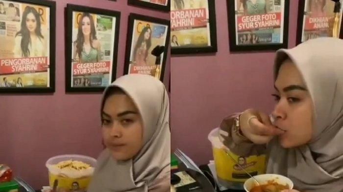 Aisyahrana perlihatkan artikel <a href='https://pontianak.tribunnews.com/tag/syahrini' title='Syahrini'>Syahrini</a>